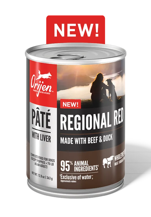 ORIJEN Wet Dog Pate with Liver Regional Red New Image USA